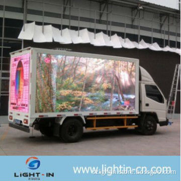 led light 24v truck trailer P10 full color mobile food truck for sale